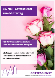Gottesdienst zum Muttertag