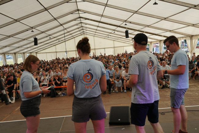 Abschlussgottesdienst beim Jugendkirchentag 2022