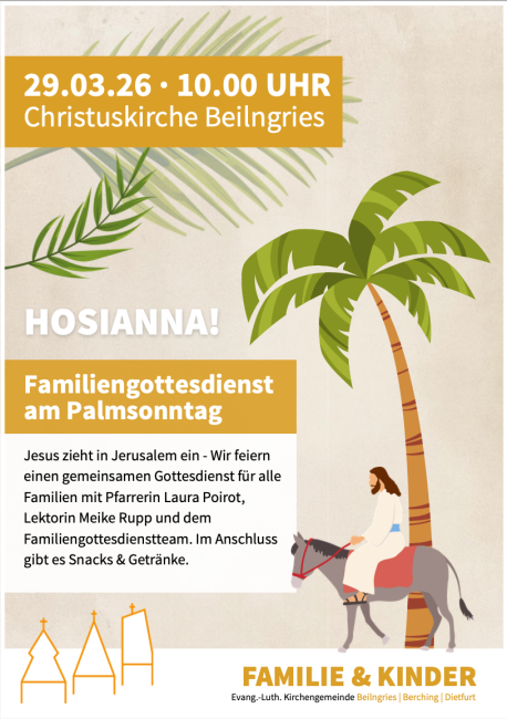 Palmsonntag Familiengottesdienst